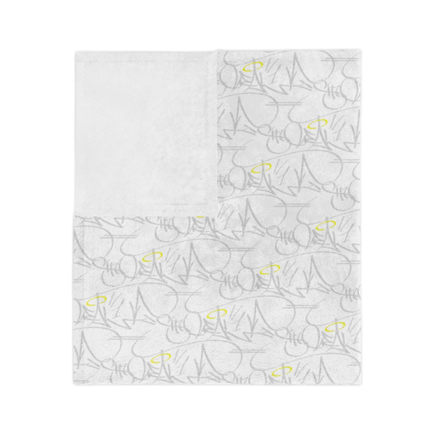 Signature Handstyle Velveteen Minky Blanket