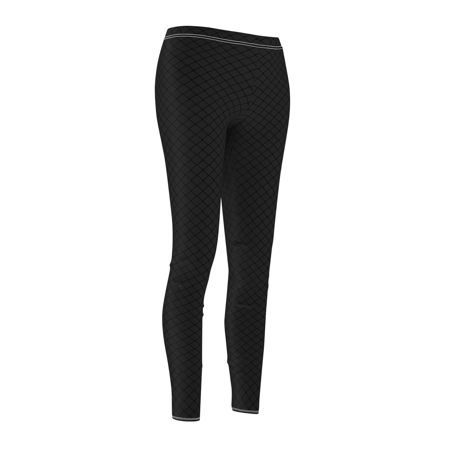 Black Squares Women's Fancy Leggings