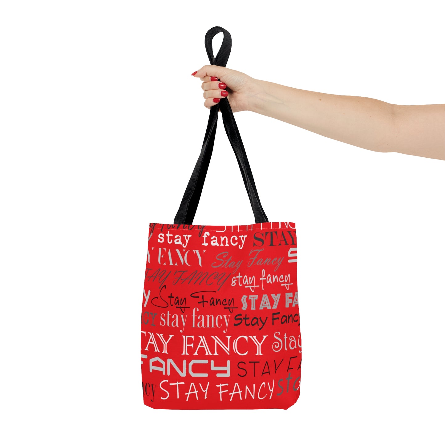 Stay Fancy Red Flash Hand Bag