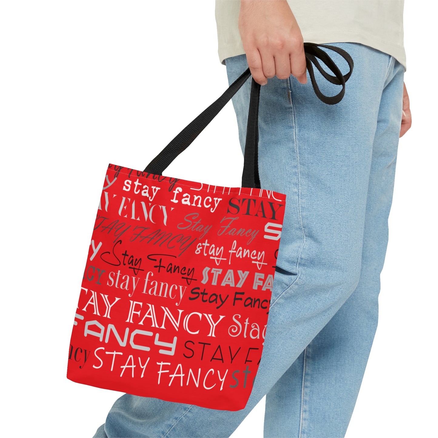 Stay Fancy Red Flash Hand Bag