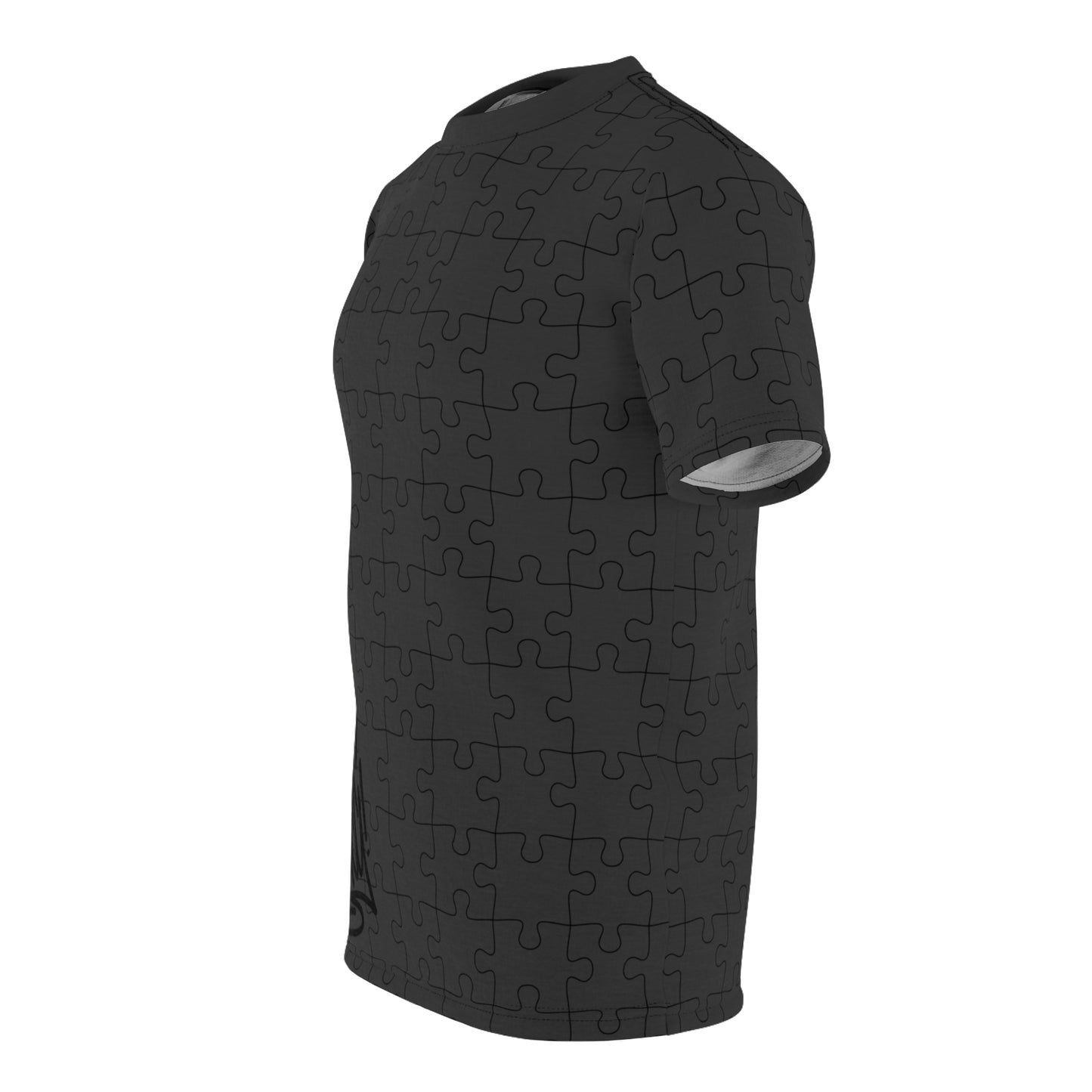 Puzzled Squares Fancy Tee