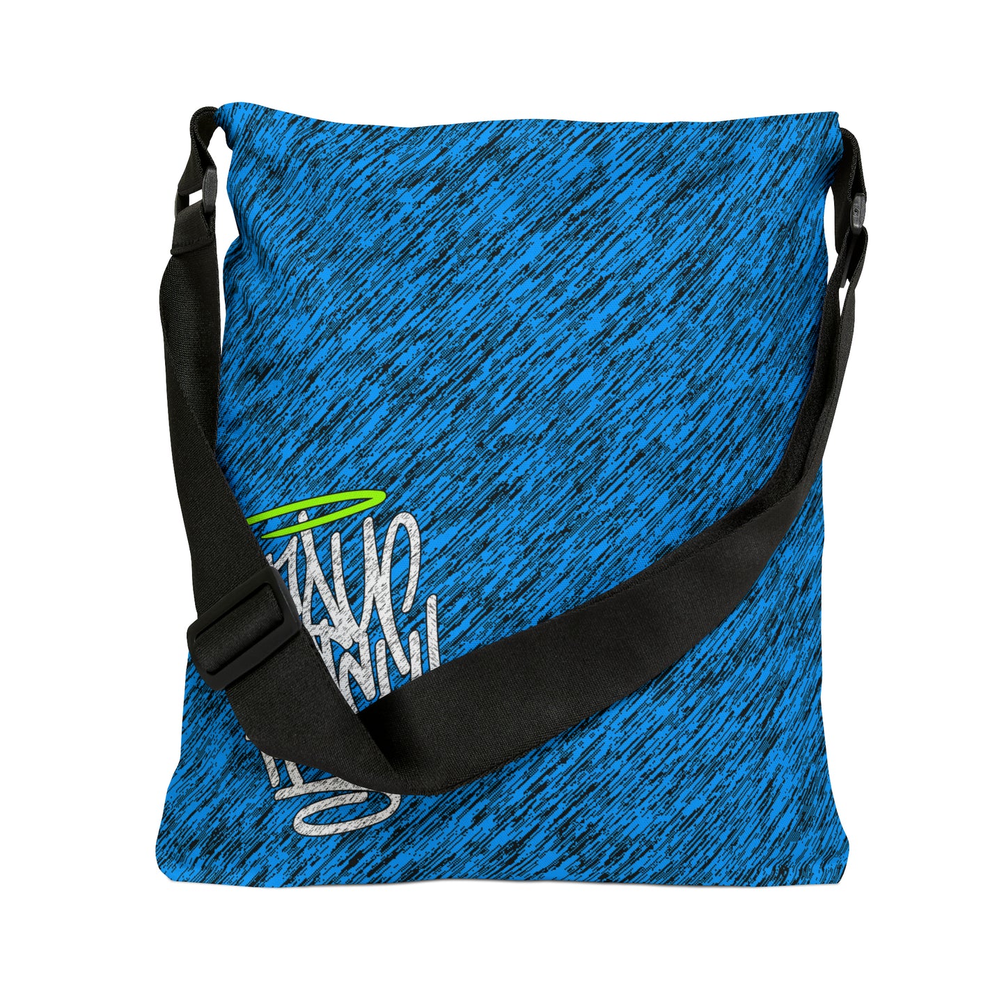 Brushed Blue Adjustable Tote Bag