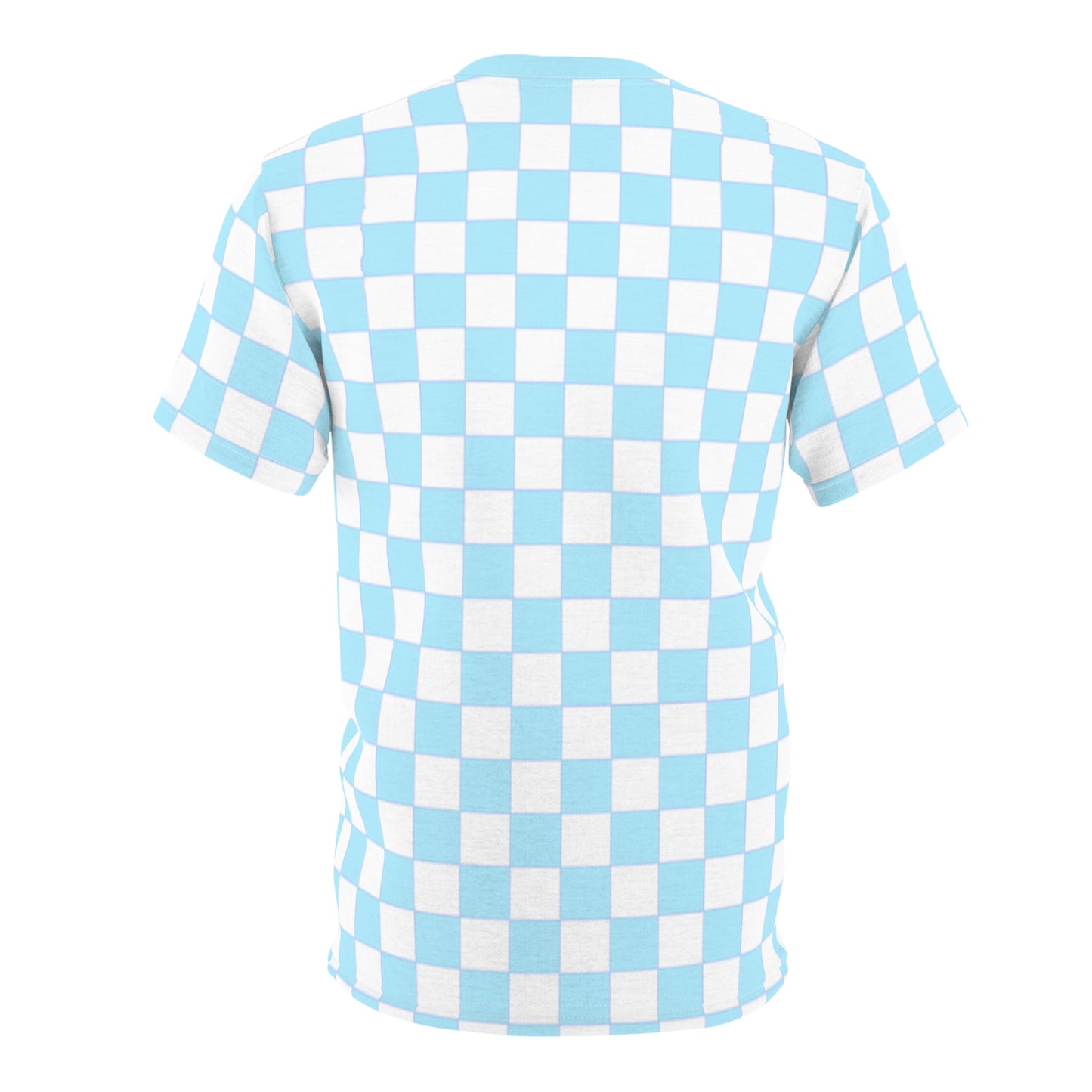 Blue Squares Fancy Tee