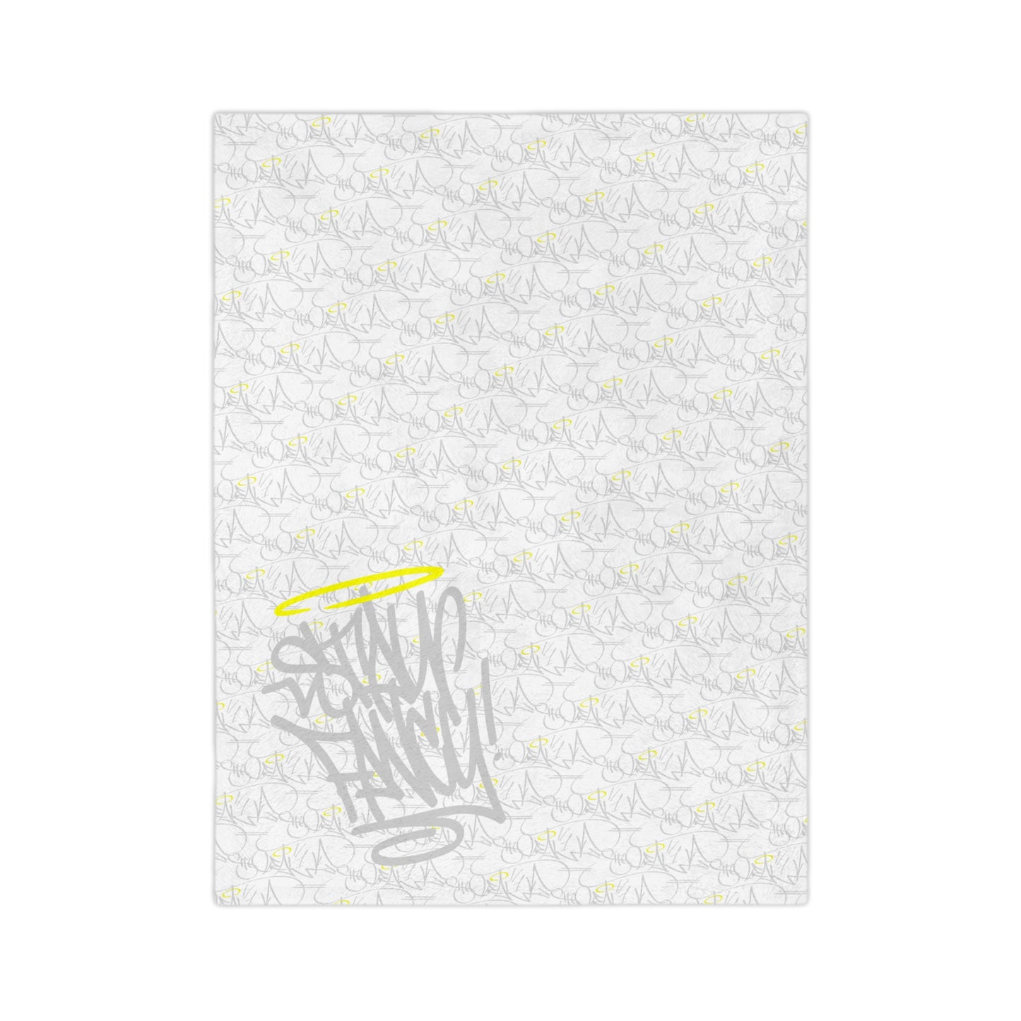 Signature Handstyle Velveteen Minky Blanket