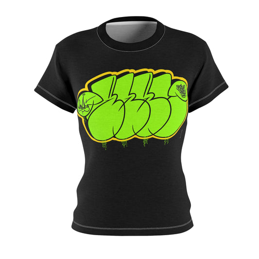 REAL Graffiti Throwie Lime Green Women's Tee