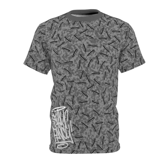 SF Shell Gray Camo Unisex Badass Graphic Tee