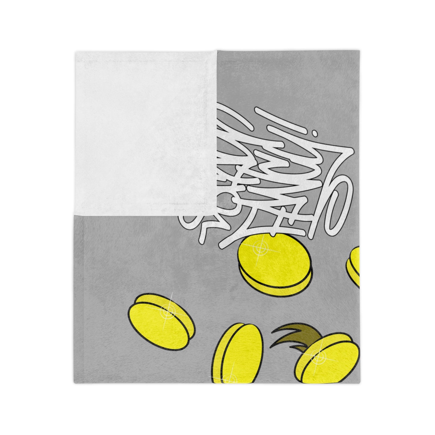 Money Bags Velveteen Minky Blanket