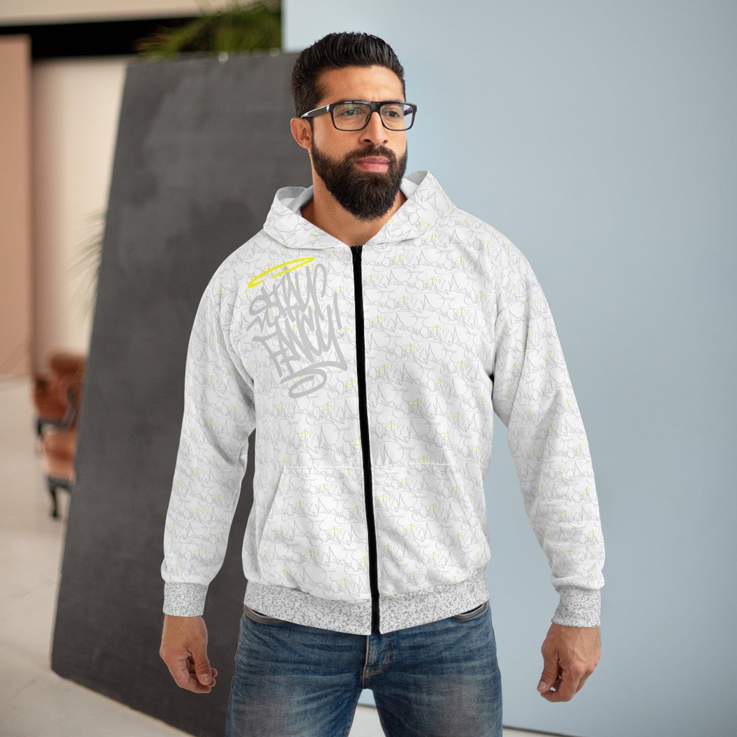 Signature Handstyle Zip Badass Hoodie
