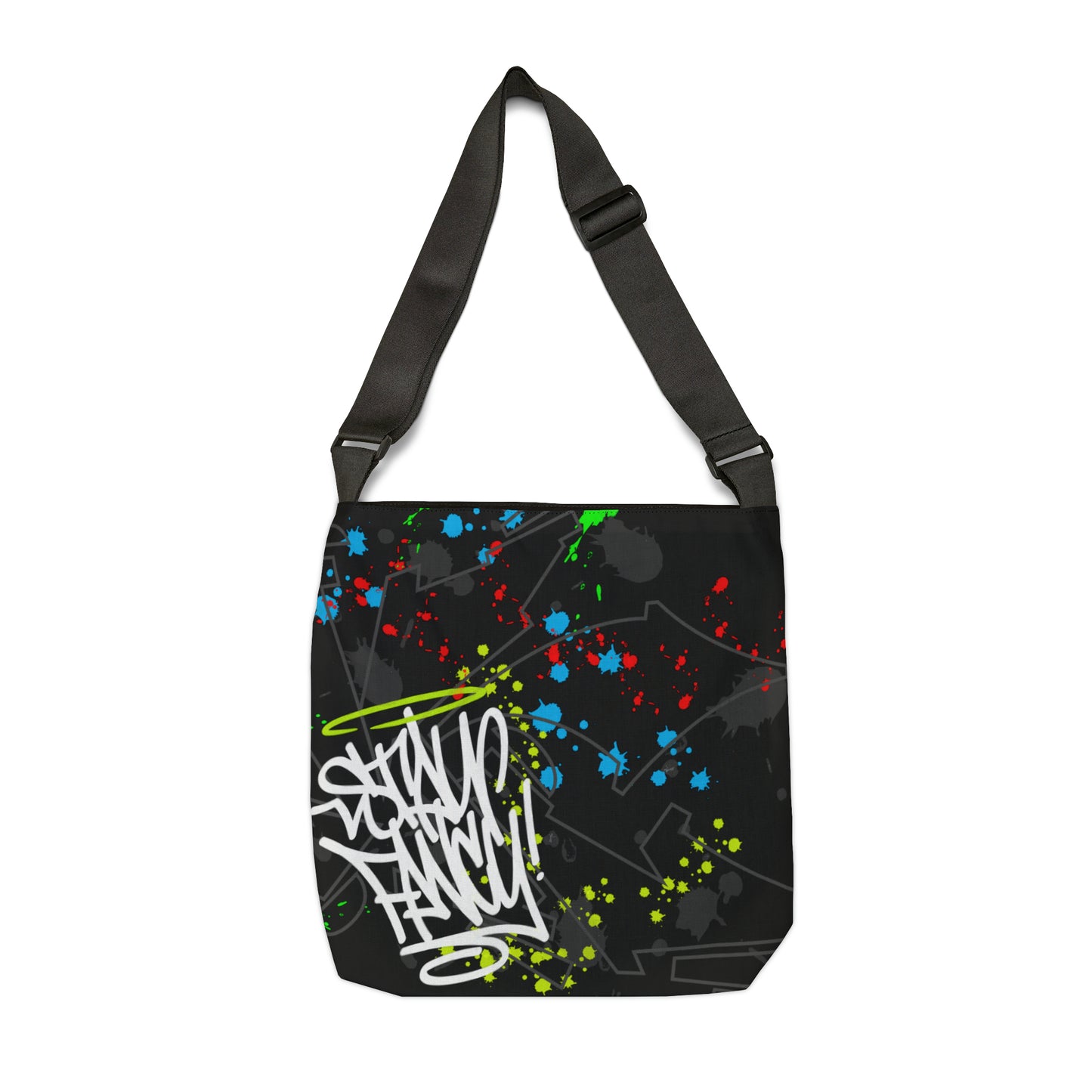 Graffiti Splash Adjustable Tote Bag