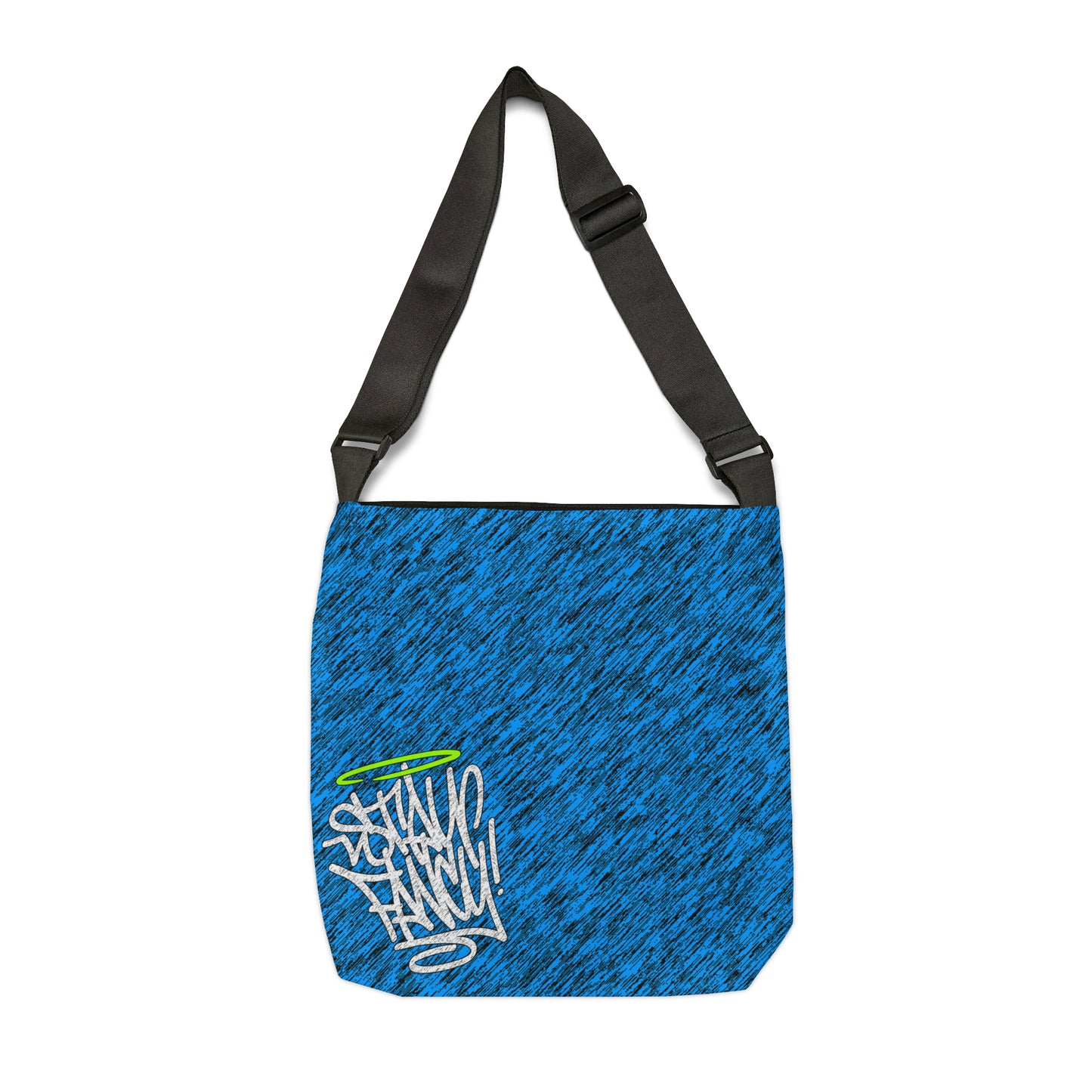 Brushed Blue Adjustable Tote Bag