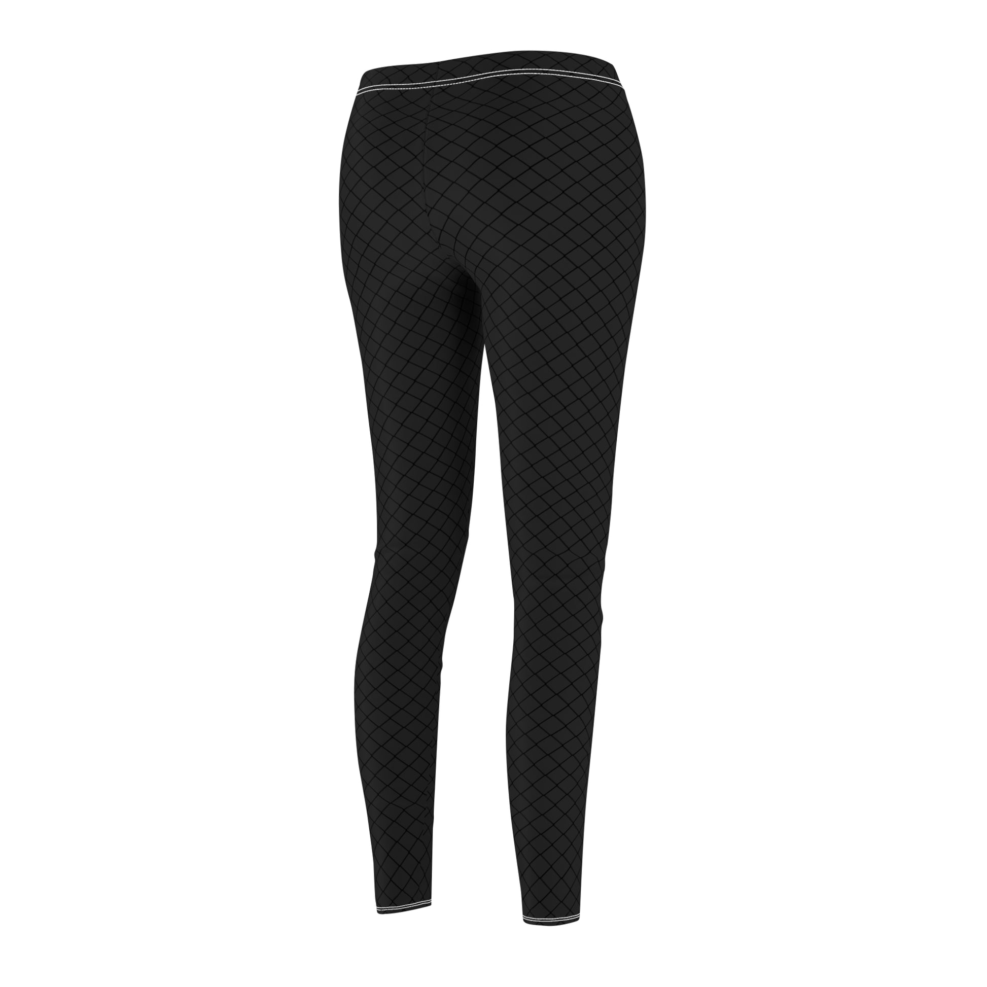 Black Squares Women's Fancy Leggings