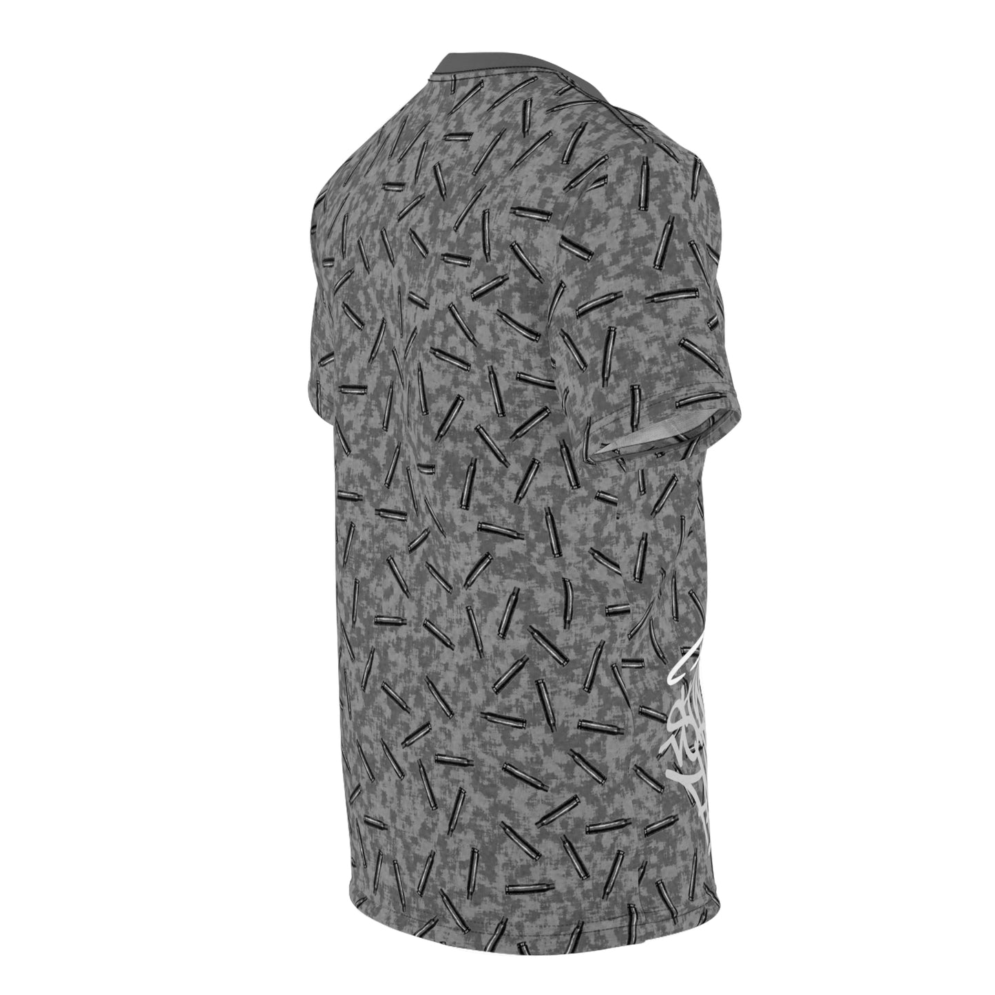 SF Shell Gray Camo Unisex Badass Graphic Tee