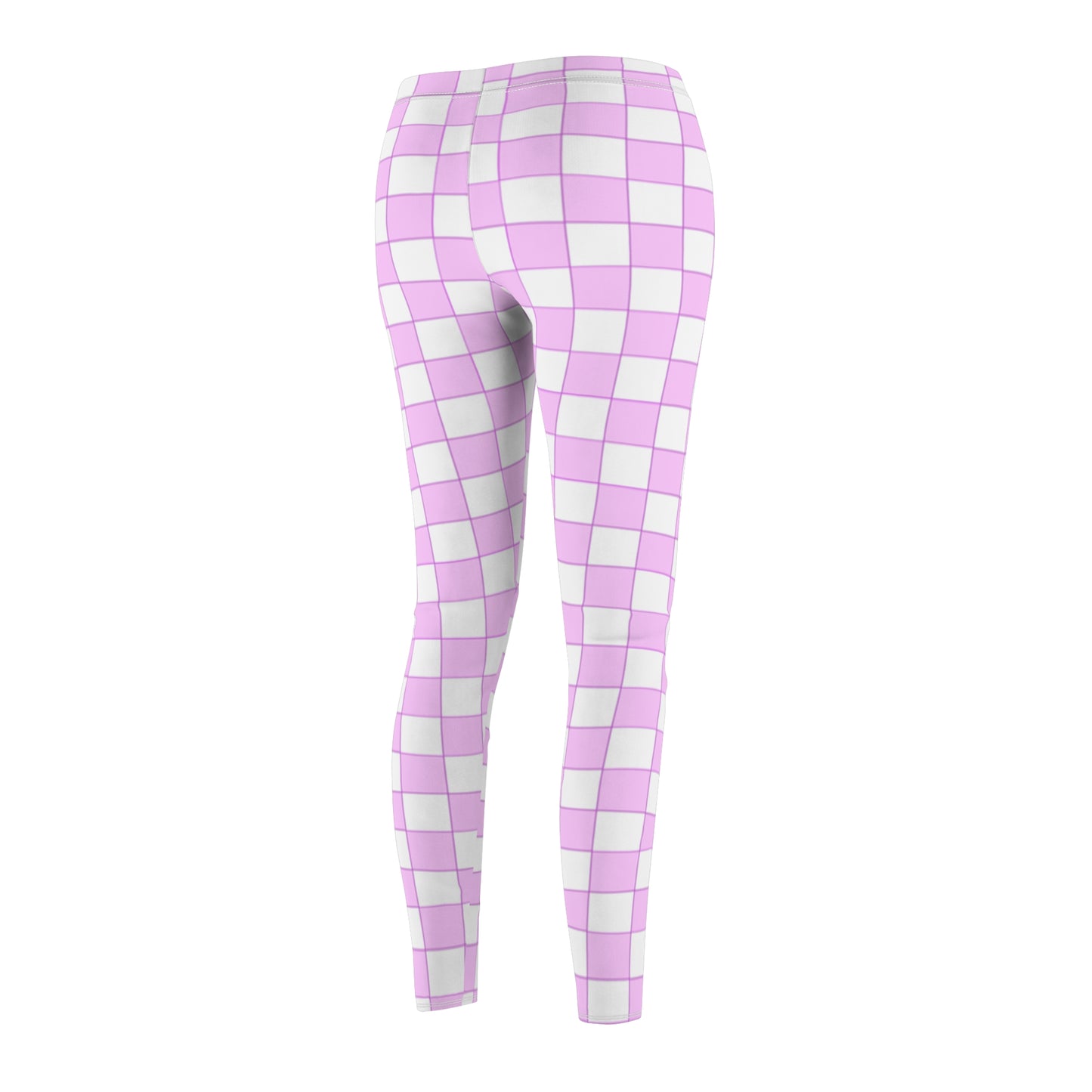 Pink Squares Women's Fancy Leggings