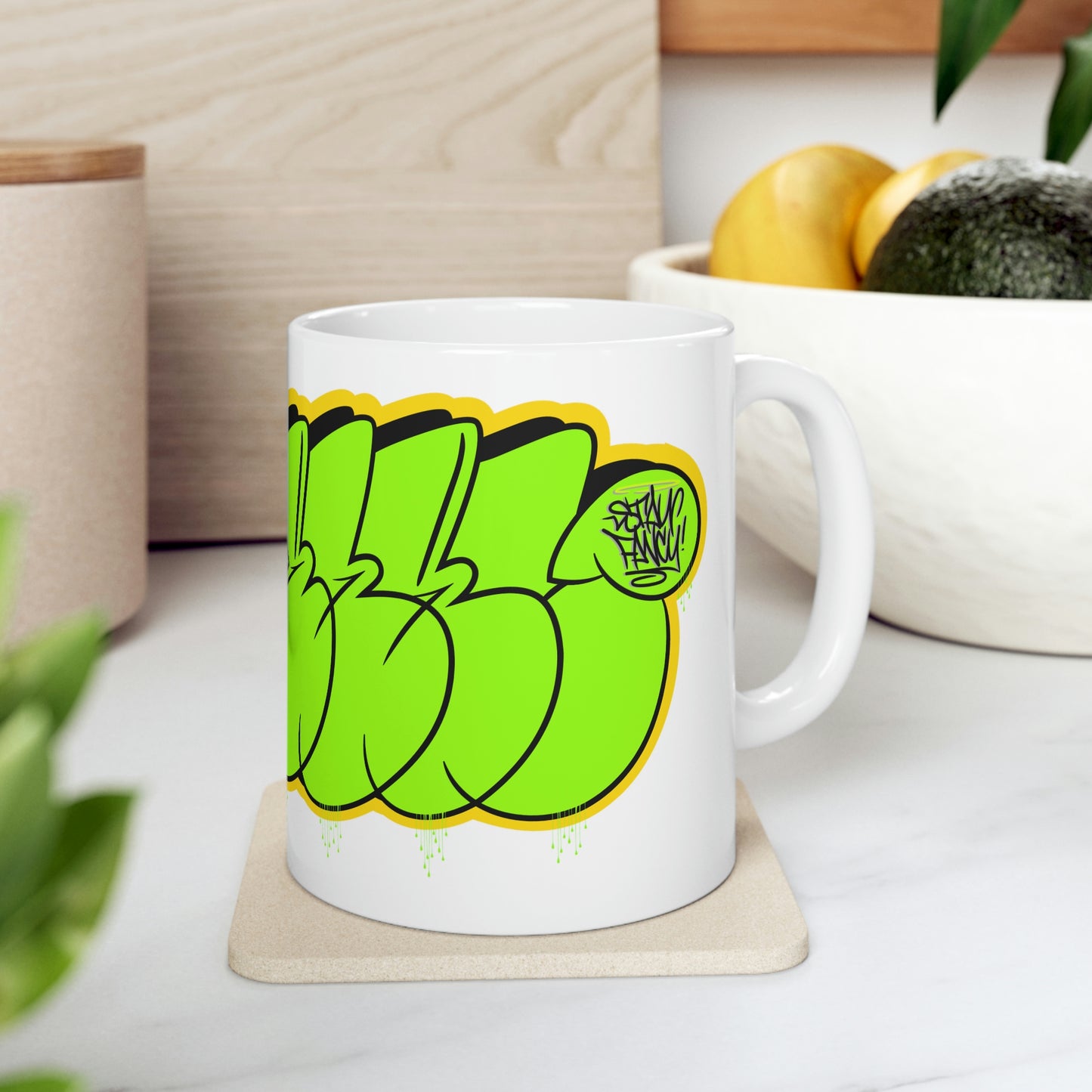 REAL Green Throwie Mug 11oz SFTM