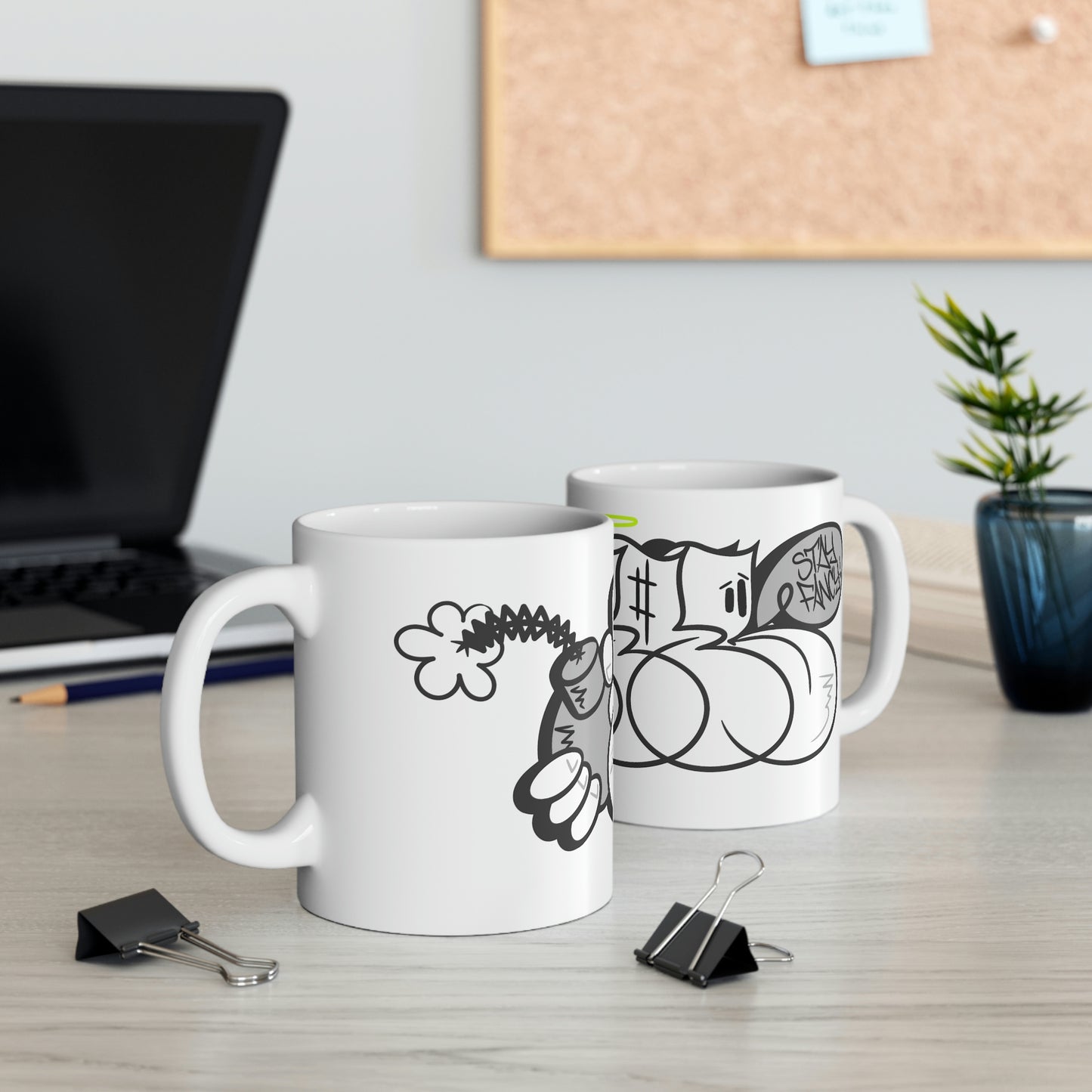 REAL B&W Throwie Mug 11oz SFTM