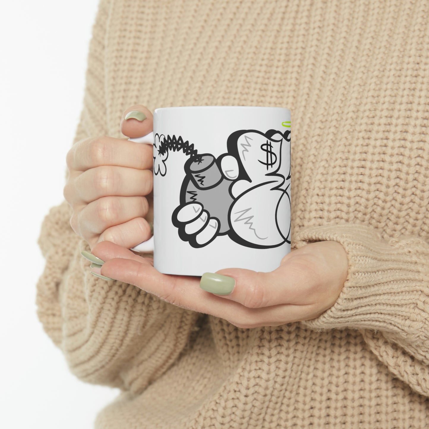 REAL B&W Throwie Mug 11oz SFTM