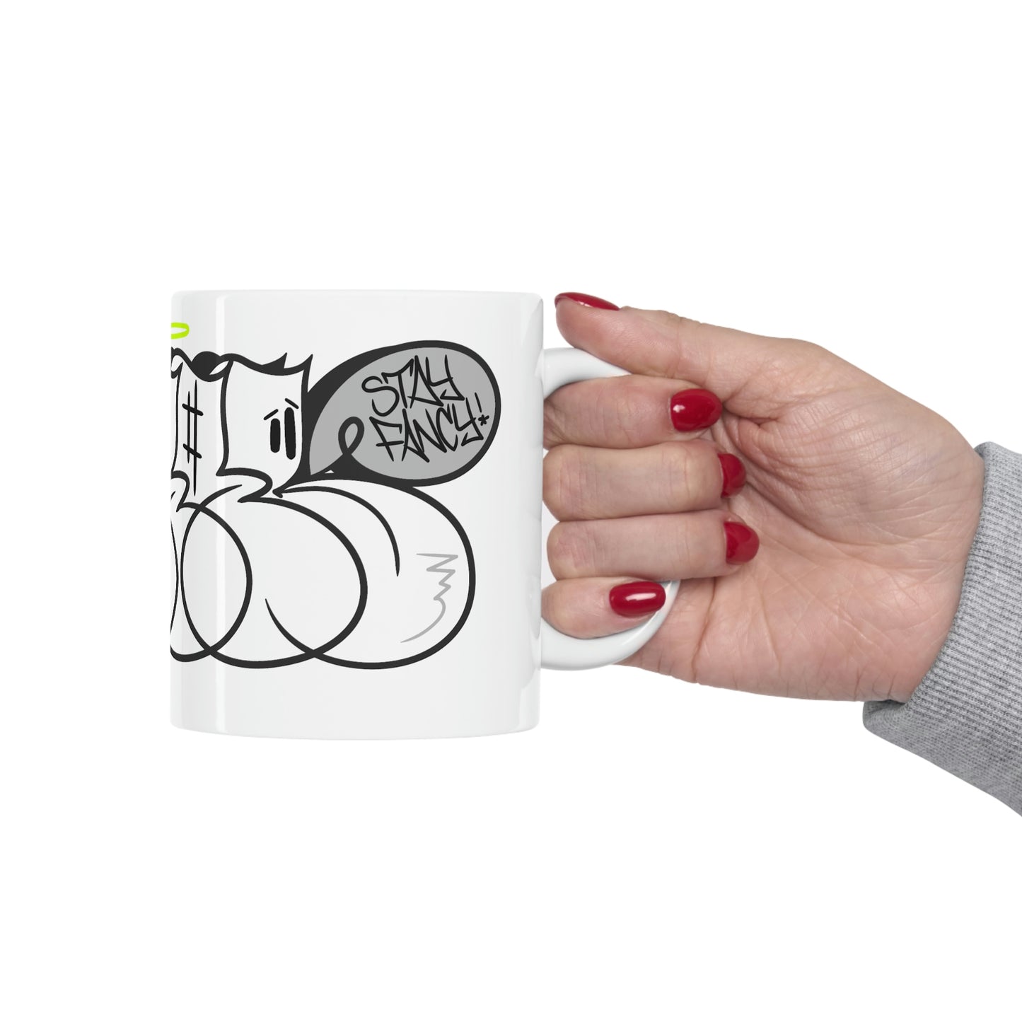REAL B&W Throwie Mug 11oz SFTM