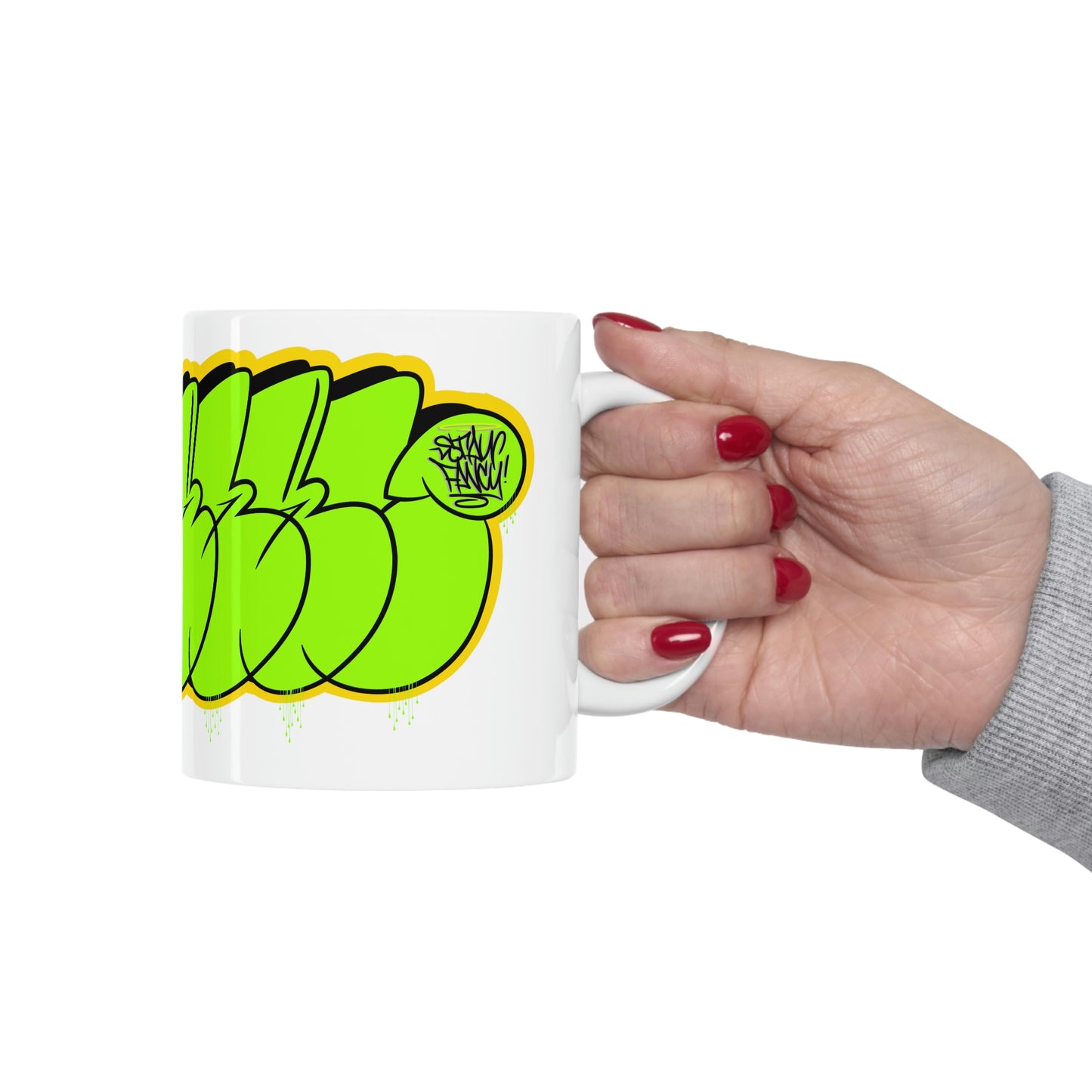 REAL Green Throwie Mug 11oz SFTM