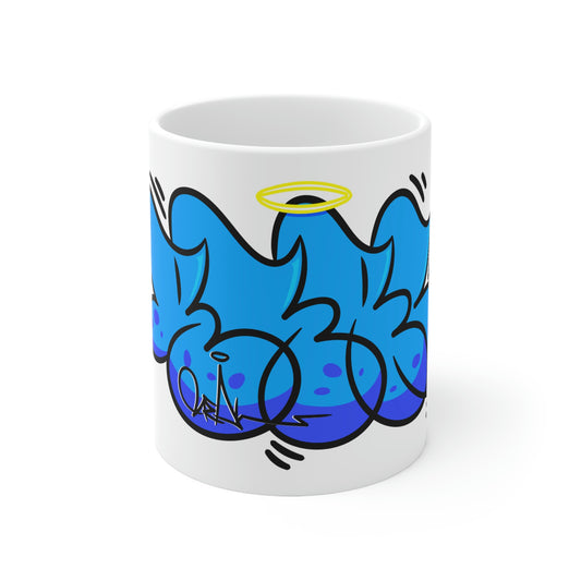 REAL Blue Drip Throwie Mug 11oz SFTM