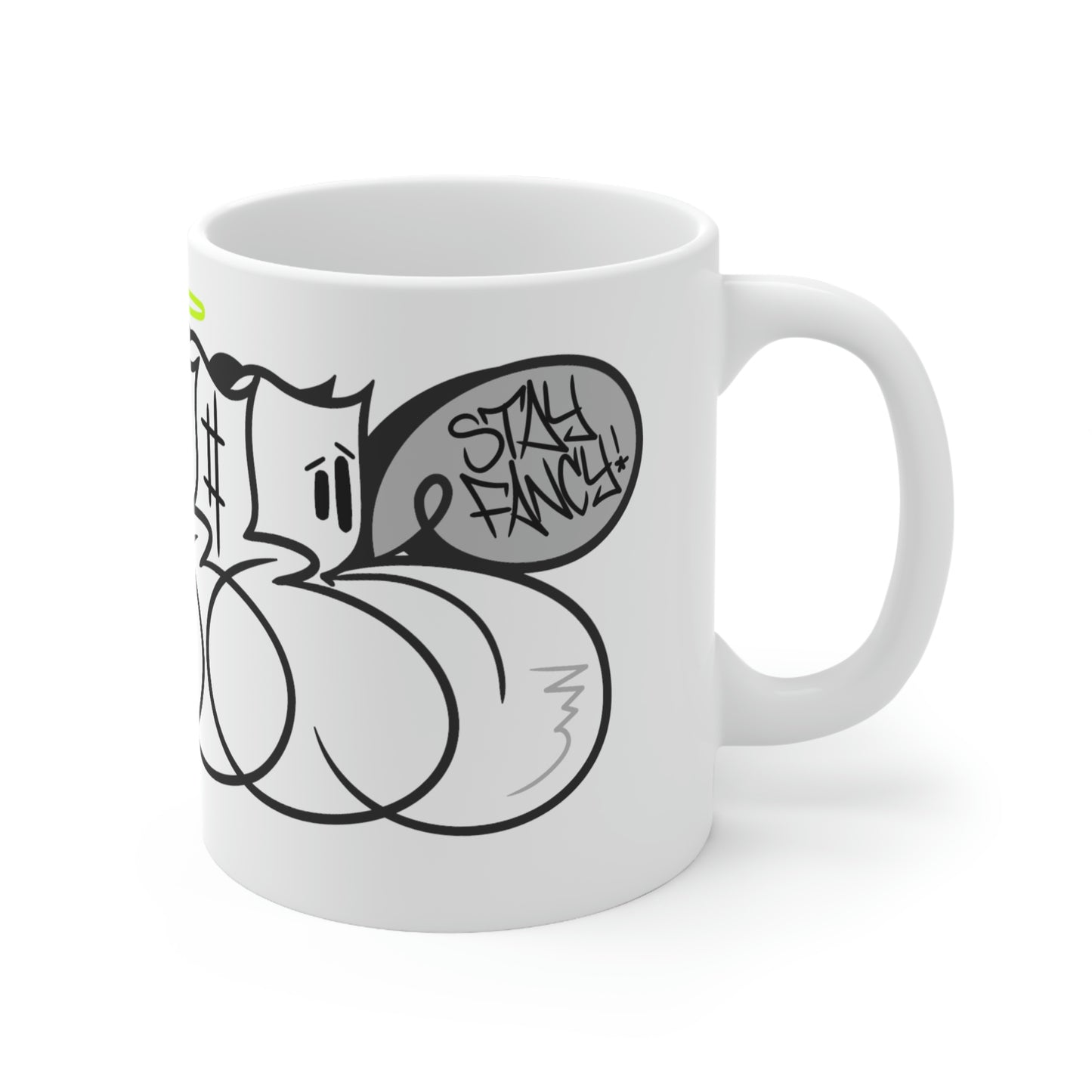 REAL B&W Throwie Mug 11oz SFTM