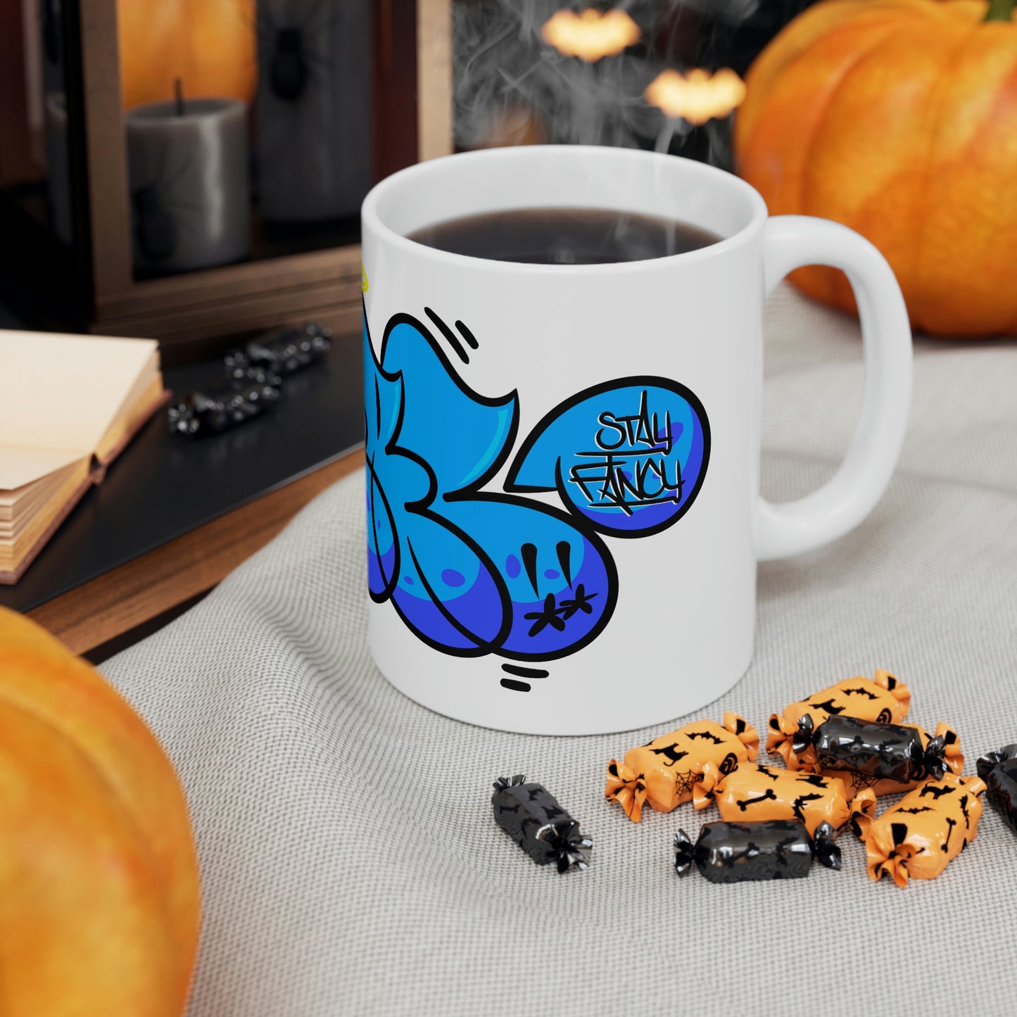 REAL Blue Drip Throwie Mug 11oz SFTM