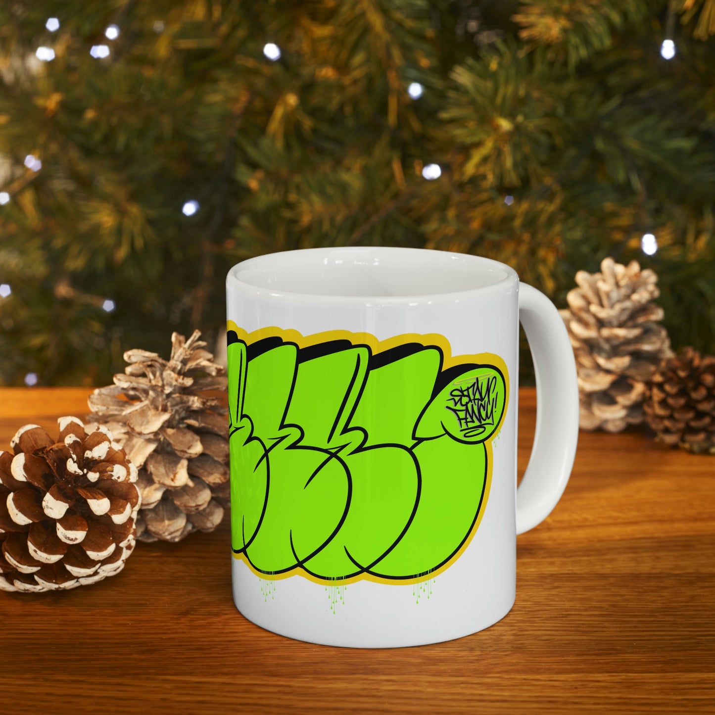 REAL Green Throwie Mug 11oz SFTM